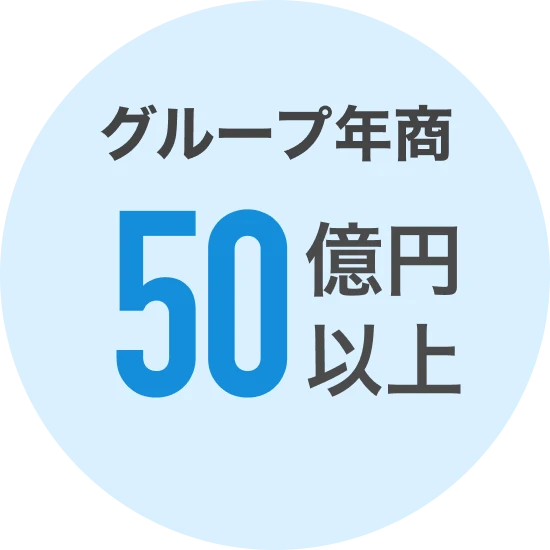 グループ年商50億円以上